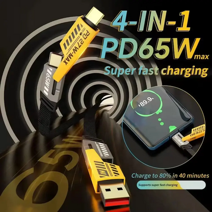 CABLU FAST CHARGE 4 IN 1